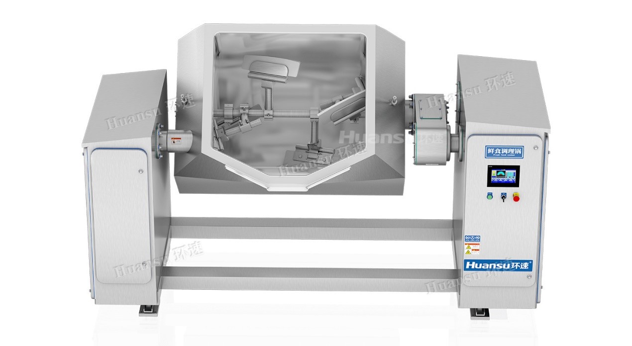 月餅餡料智能攪拌鍋，均勻攪拌，使用安全